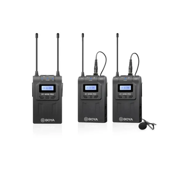 Boya UHF Wireless Microphone for DSLRs and Camcorders - BY-WM8 PRO-K2